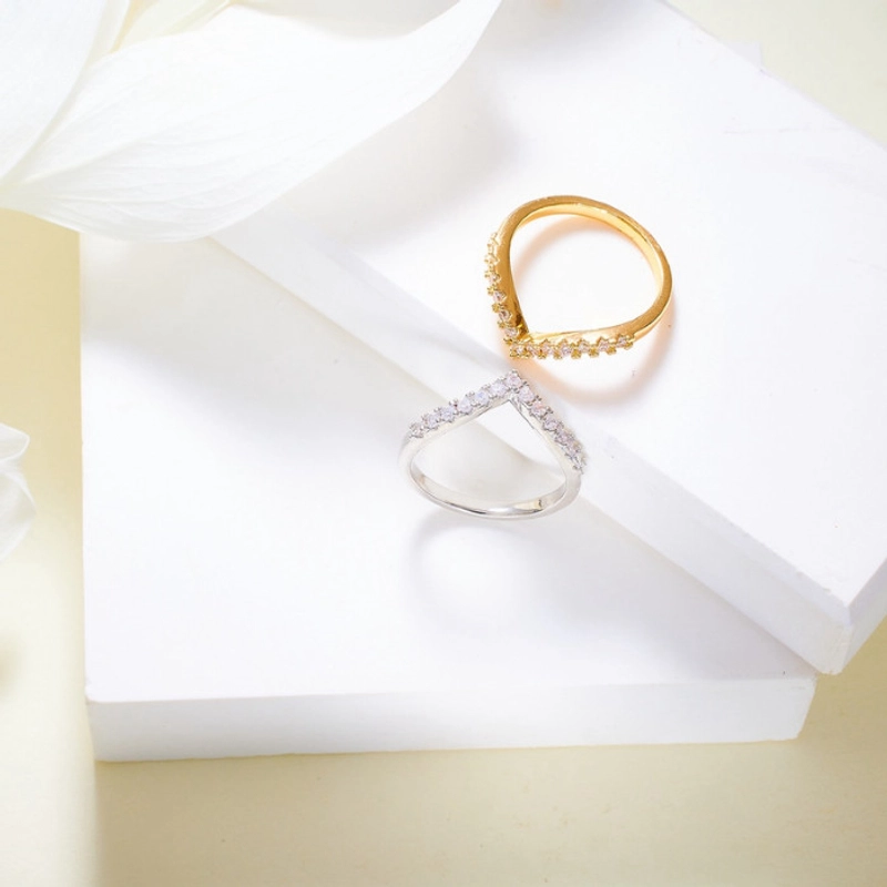 Product image KAHASIL - Cincin Titanium Wanita Anti Karat dan Luntur KH030 all variant GOLD